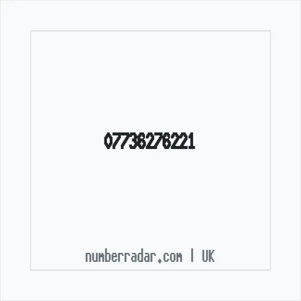Reverse number check for +44 7736 276221 — who called me?