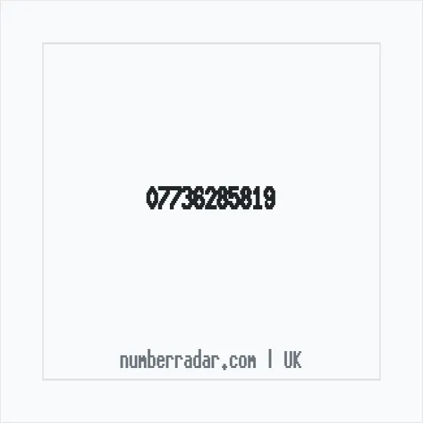 Reverse number check for +44 7736 285819 — who called me?
