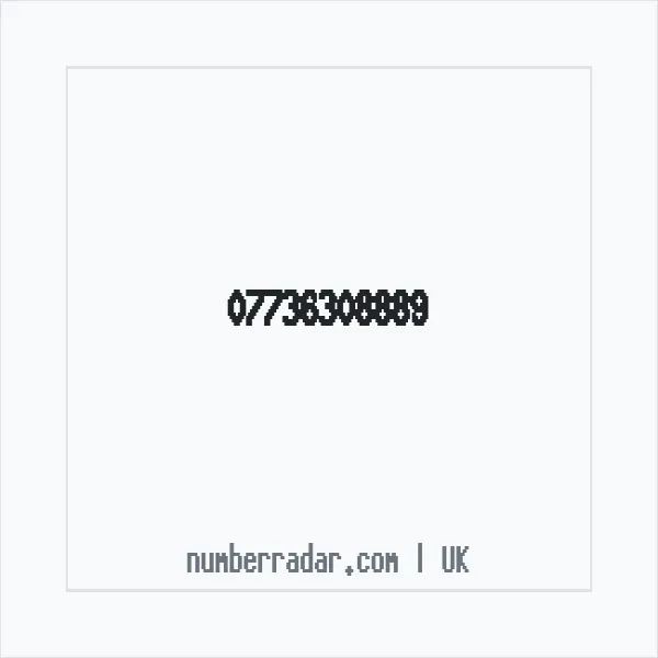 Reverse number check for +44 7736 308889 — who called me?