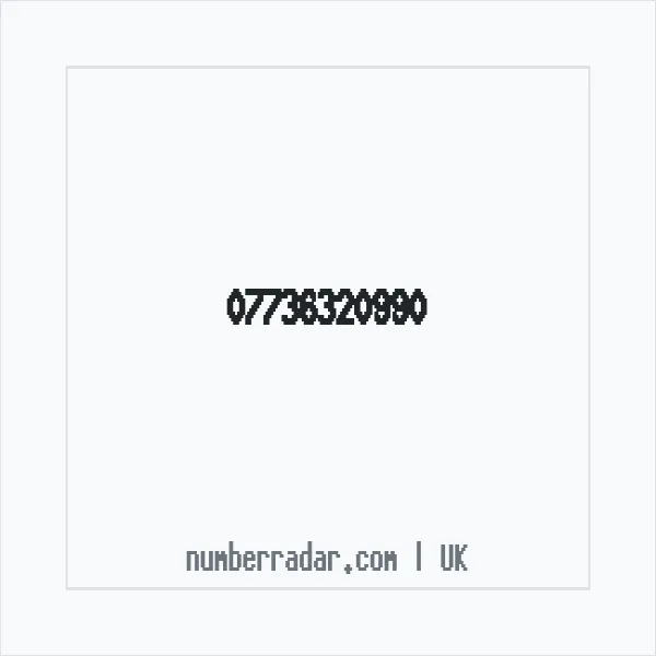 Reverse number check for +44 7736 320990 — who called me?