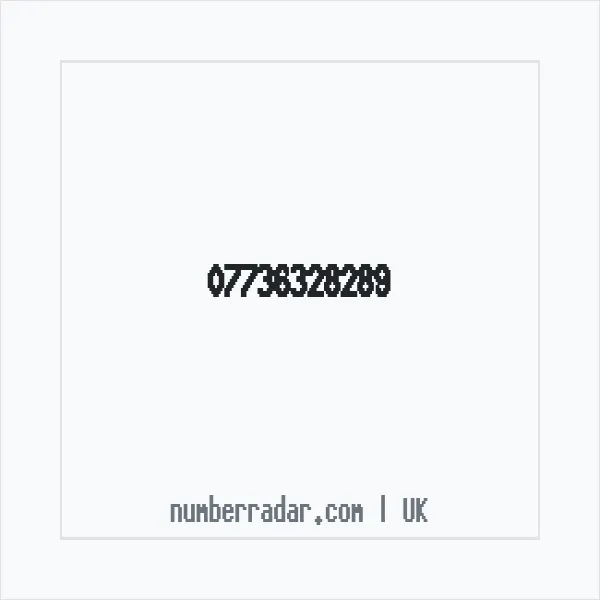 Reverse number check for +44 7736 328289 — who called me?