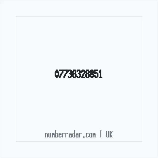 Reverse number check for +44 7736 328851 — who called me?