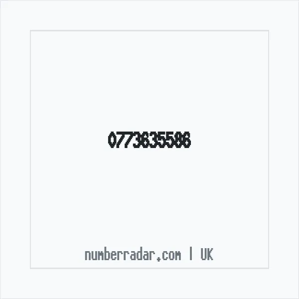 Reverse number check for +44 773635586 — who called me?