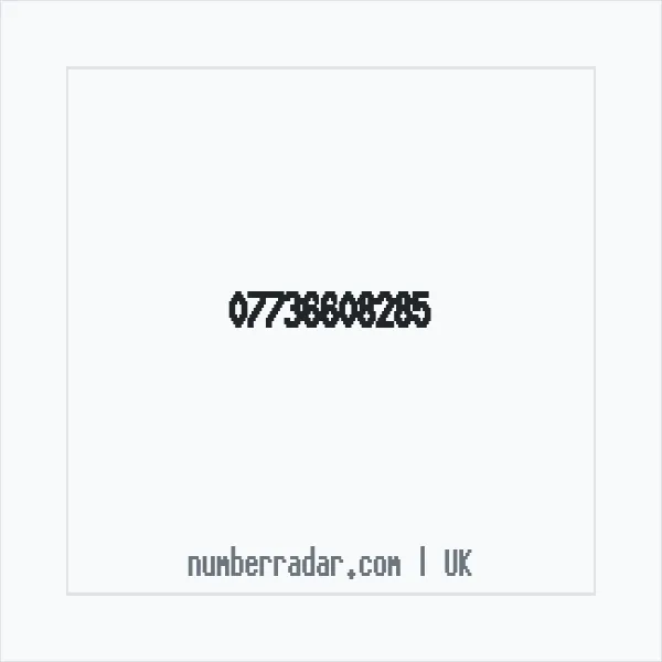 Reverse number check for +44 7736 608285 — who called me?
