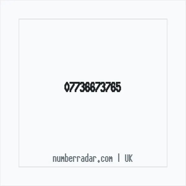 Reverse number check for +44 7736 673765 — who called me?