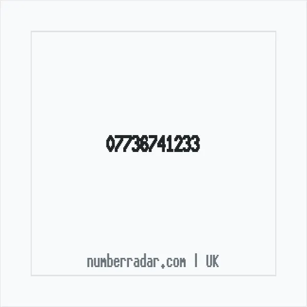 Reverse number check for +44 7736 741233 — who called me?