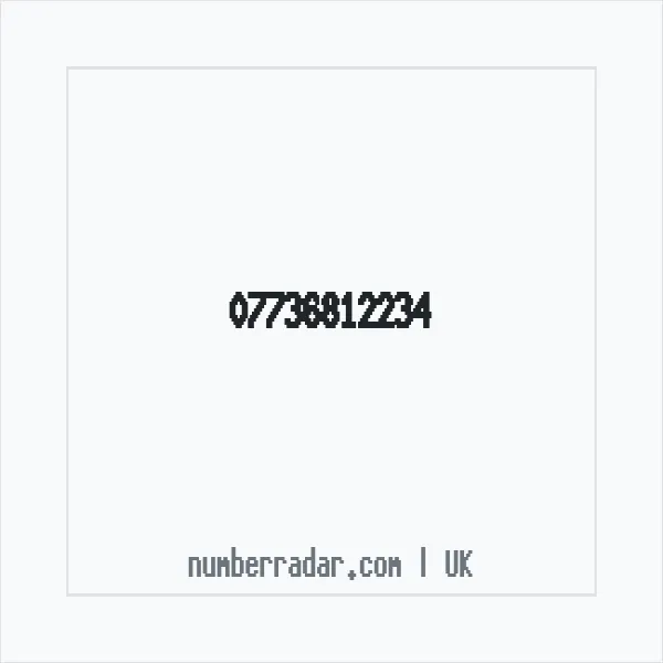 Reverse number check for +44 7736 812234 — who called me?