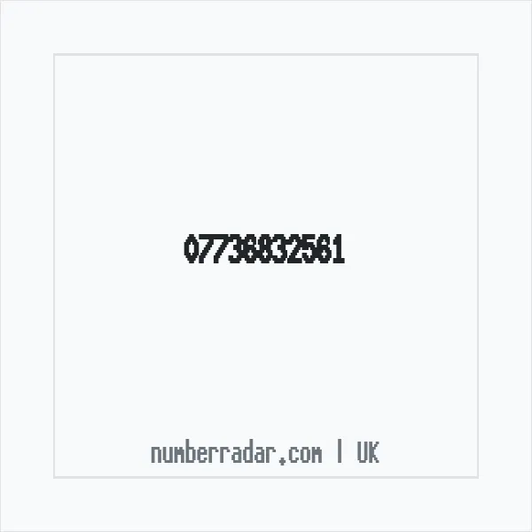 Reverse number check for +44 7736 832561 — who called me?
