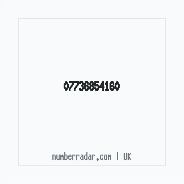 Reverse number check for +44 7736 854160 — who called me?