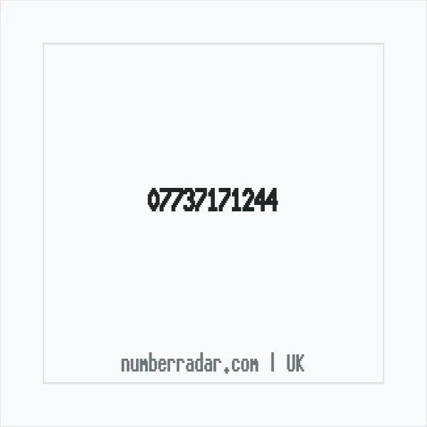 Reverse number check for +44 7737 171244 — who called me?