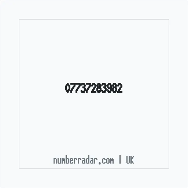 Reverse number check for +44 7737 283982 — who called me?