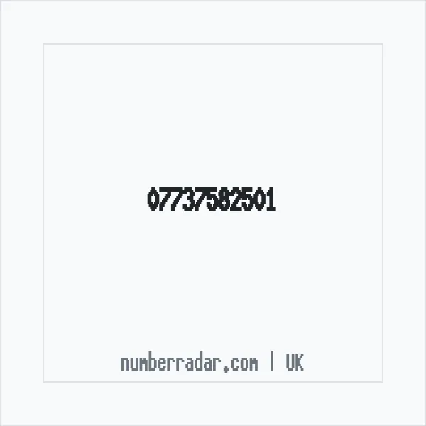 Reverse number check for +44 7737 582501 — who called me?