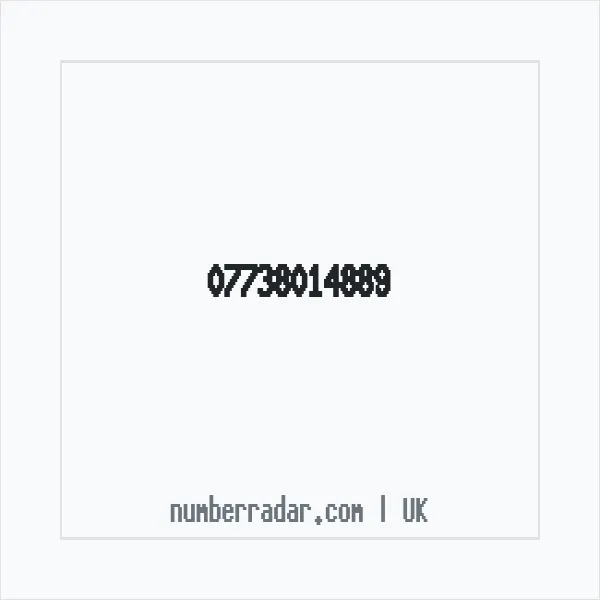 Reverse number check for +44 7738 014889 — who called me?