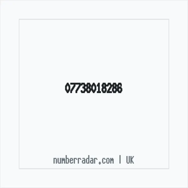 Reverse number check for +44 7738 018286 — who called me?