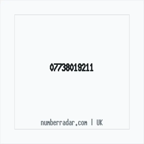 Reverse number check for +44 7738 019211 — who called me?