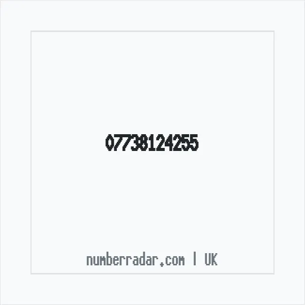Reverse number check for +44 7738 124255 — who called me?