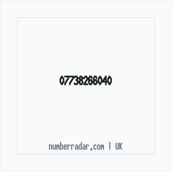 Reverse number check for +44 7738 266040 — who called me?