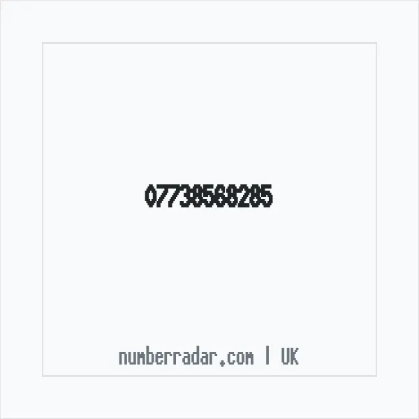 Reverse number check for +44 7738 568285 — who called me?