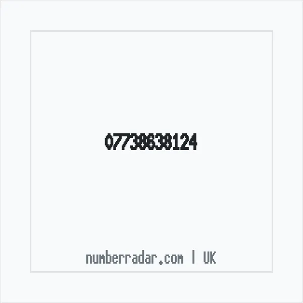 Reverse number check for +44 7738 638124 — who called me?