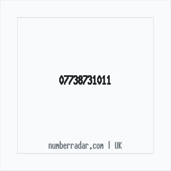 Reverse number check for +44 7738 731011 — who called me?