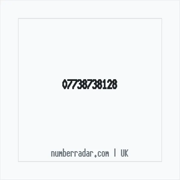 Reverse number check for +44 7738 738128 — who called me?