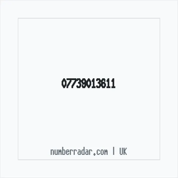 Reverse number check for +44 7739 013611 — who called me?