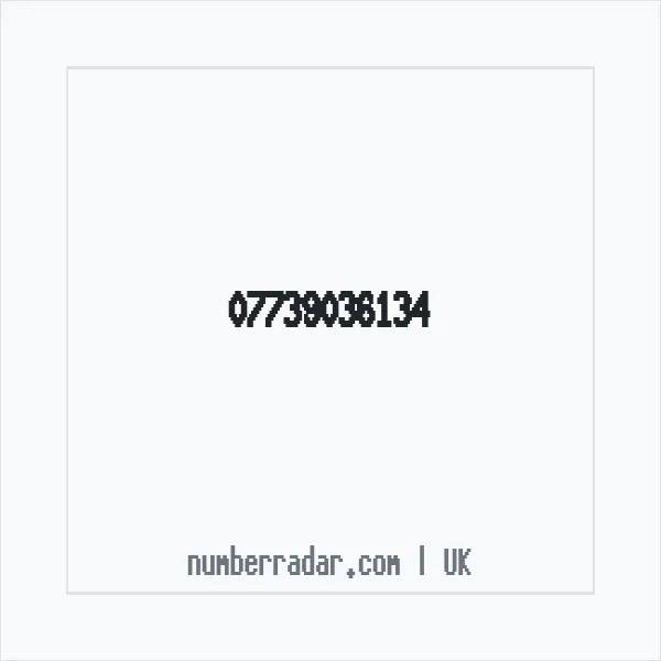 Reverse number check for +44 7739 036134 — who called me?