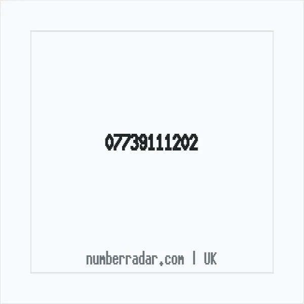 Reverse number check for +44 7739 111202 — who called me?
