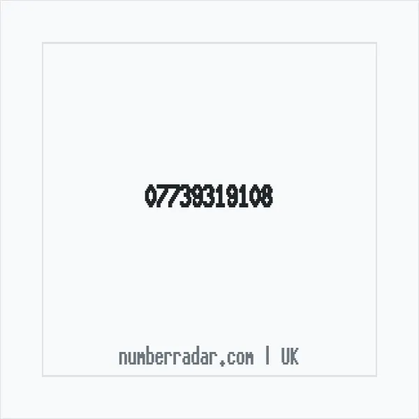 Reverse number check for +44 7739 319108 — who called me?