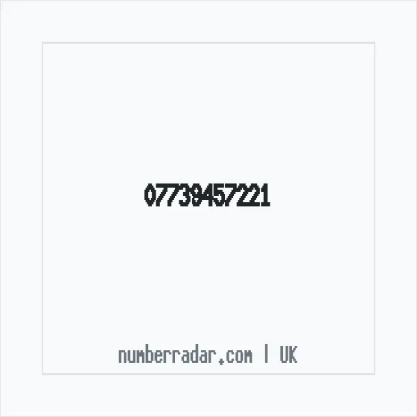 Reverse number check for +44 7739 457221 — who called me?