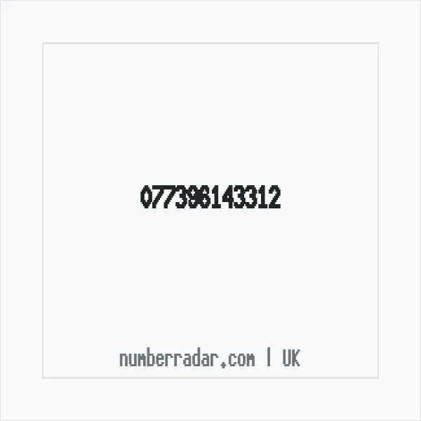 Reverse number check for +44 (7739) 614-331 — who called me?