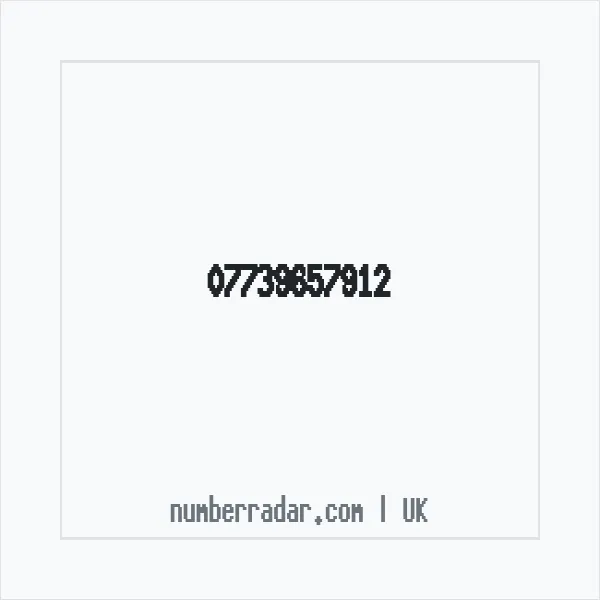 Reverse number check for +44 7739 657912 — who called me?