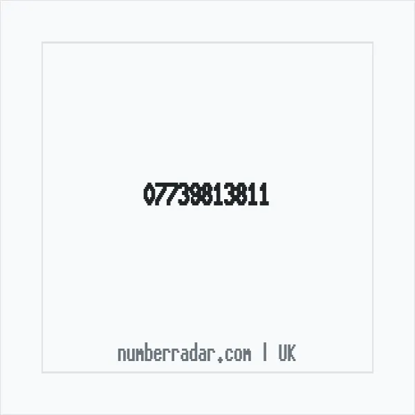 Reverse number check for +44 7739 813811 — who called me?