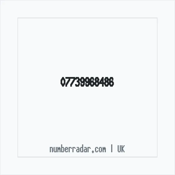Reverse number check for +44 7739 968486 — who called me?