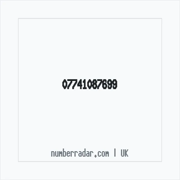 Reverse number check for +44 7741 087699 — who called me?