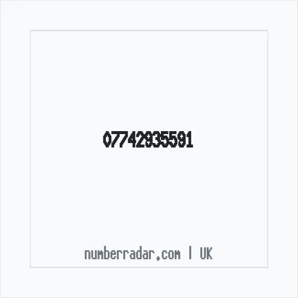 Reverse number check for +44 7742 935591 — who called me?