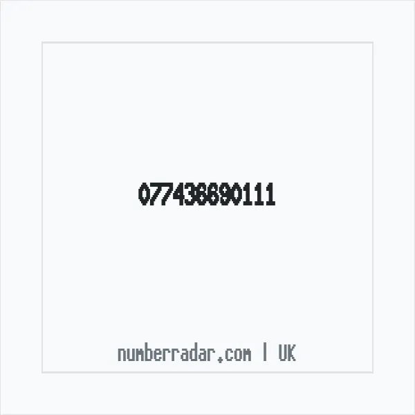 Reverse number check for +44 (7743) 669-011 — who called me?
