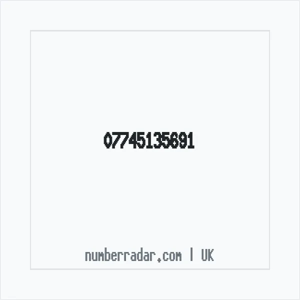 Reverse number check for +44 7745 135691 — who called me?