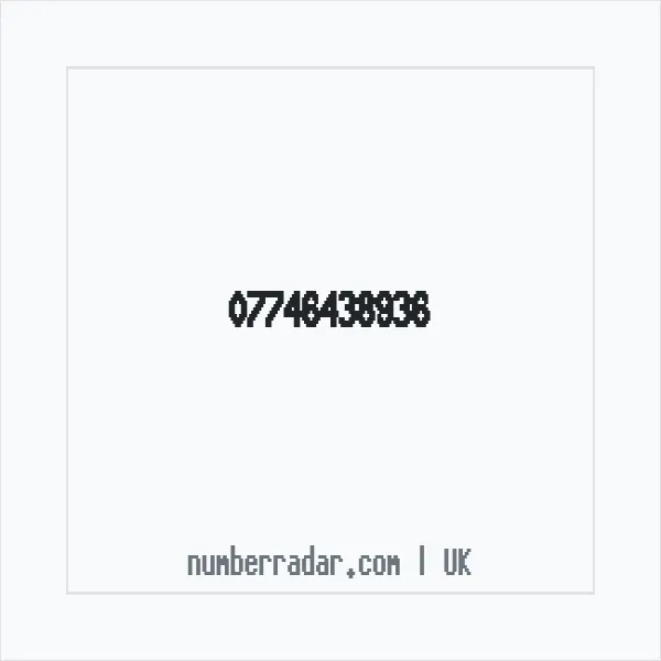 Reverse number check for +44 7746 438936 — who called me?