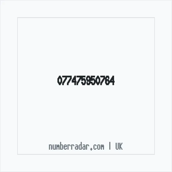 Reverse number check for +44 (7747) 595-076 — who called me?