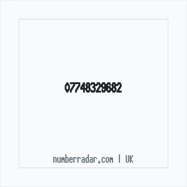 Reverse number check for +44 7748 329682 — who called me?