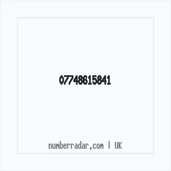 Reverse number check for +44 7748 615841 — who called me?