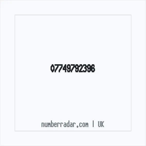 Reverse number check for +44 7749 792396 — who called me?