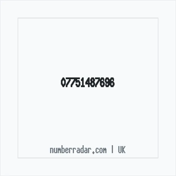 Reverse number check for +44 7751 487696 — who called me?