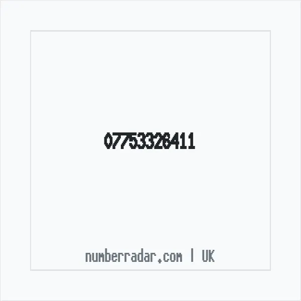 Reverse number check for +44 7753 326411 — who called me?