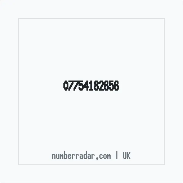 Reverse number check for +44 7754 182656 — who called me?