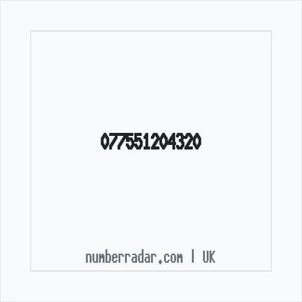 Reverse number check for +44 (7755) 120-432 — who called me?