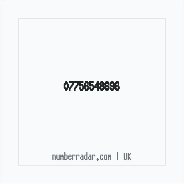 Reverse number check for +44 7756 548696 — who called me?