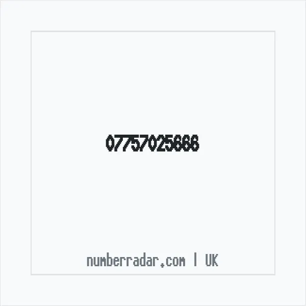 Reverse number check for +44 7757 025666 — who called me?