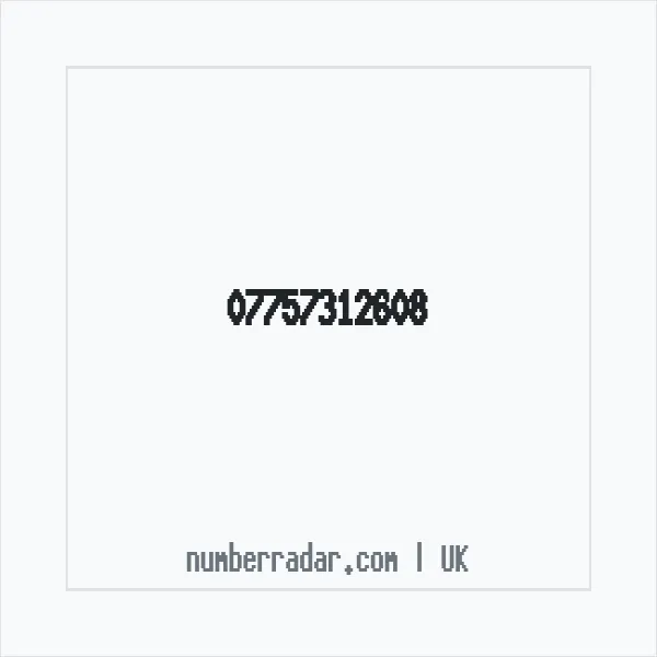 Reverse number check for +44 7757 312608 — who called me?